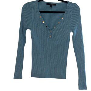 White House Black Market Blue Top